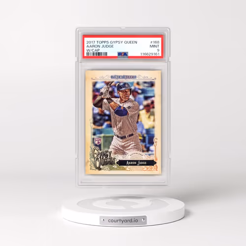 2017 Topps Gypsy Queen #168 Aaron Judge - w/Cap (PSA 9 MINT)