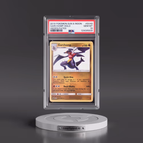 2019 Pokémon Sun & Moon Hidden Fates #SV40 Garchomp - Holo (PSA 10 GEM MINT)