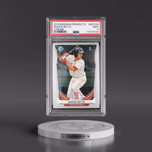 2014 Bowman Prospects #BCP109 Mookie Betts - Chrome (PSA 9 MINT)