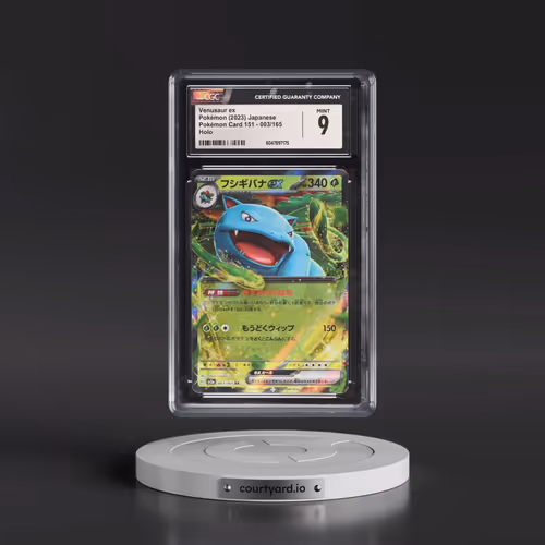 2023 Pokémon Card 151 #003/165 Venusaur ex - Holo (CGC 9 MINT)
