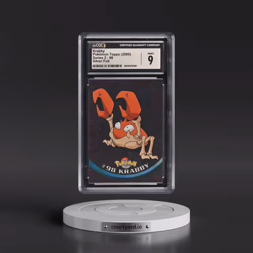 1999 Series 2 (Oval Nintendo Seal) #98 Krabby - Silver Foil (CGC 9 MINT)