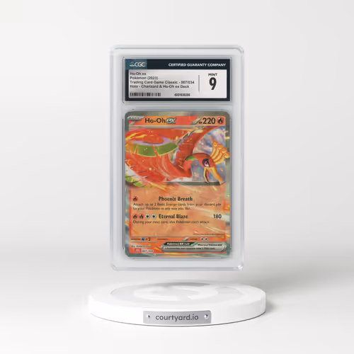 2023 Pokémon Clc-Trading Card Game Classic Charizard & HO-Oh EX Deck #007 HO-Oh EX - Holo (CGC 9 MINT)