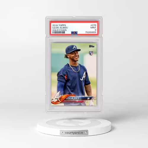 2018 Topps #276 Ozzie Albies - SP (PSA 9 MINT)
