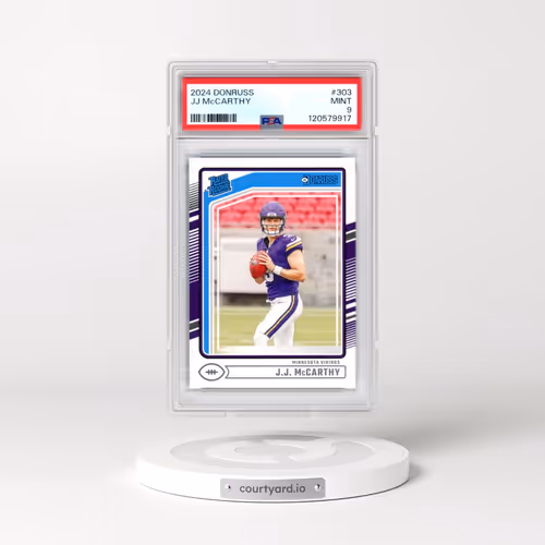 2024 Panini Donruss #303 JJ McCarthy (PSA 9 MINT)