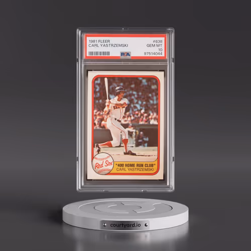 1981 Fleer #638 Carl Yastrzemski (PSA 10 GEM MINT)