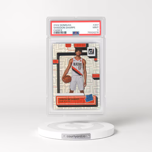 2022 Panini Donruss #207 Shaedon Sharpe - Choice (PSA 9 MINT)