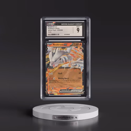 2025 White Flare - WHT EN #020/086 Reshiram ex - Holo (CGC 9 MINT)