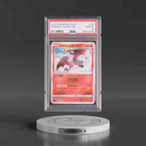 2024 Pokémon Svk-Stellar Miracle Deck Build Box #001 Radiant Charizard - Holo (PSA 10 GEM MINT)