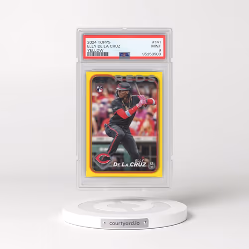 2024 Topps #141 Elly de La Cruz - Yellow (PSA 9 MINT)