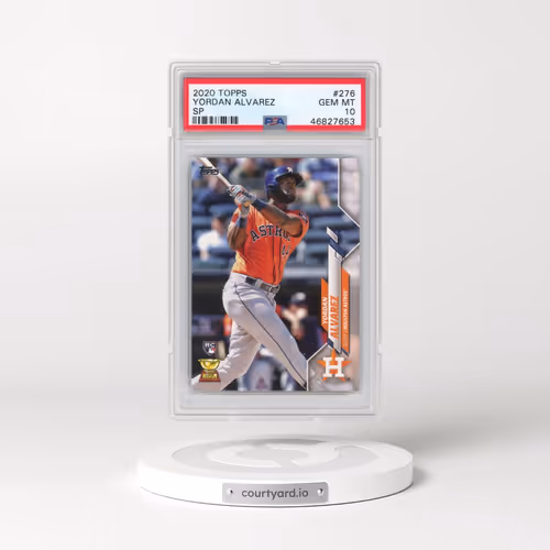 2020 Topps #276 Yordan Alvarez - SP (PSA 10 GEM MINT)