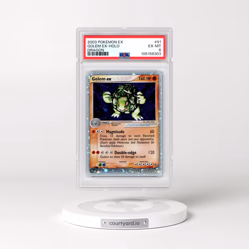 2003 Pokémon EX Dragon #91 Golem EX - Holo Holo (PSA 6 EX-MT)
