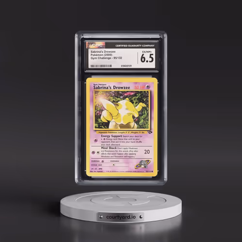2000 Gym Challenge #95/132 Sabrina's Drowzee (CGC 6.5 EX-NM+)