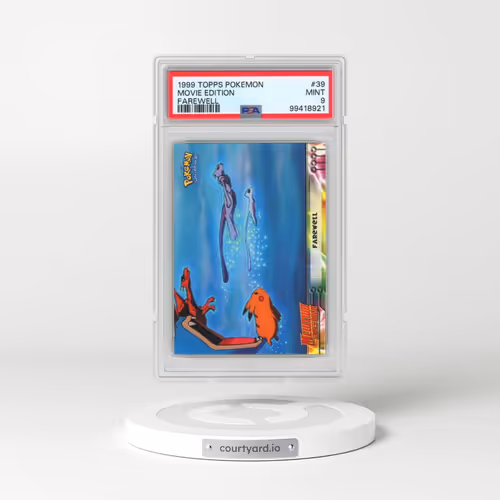 1999 Topps Pokémon the Movie Edt #39 Movie Edition - Farewell (PSA 9 MINT)