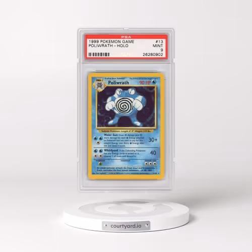 1999 Pokémon Game #13 Poliwrath - Holo (PSA 9 MINT)