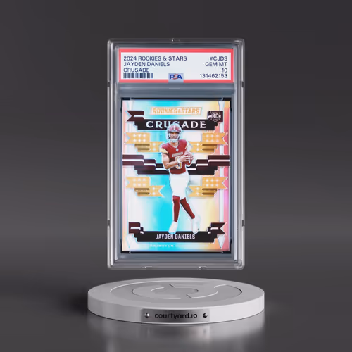 2024 Panini Rookies & Stars Crusade #CJDS Jayden Daniels (PSA 10 GEM MINT)