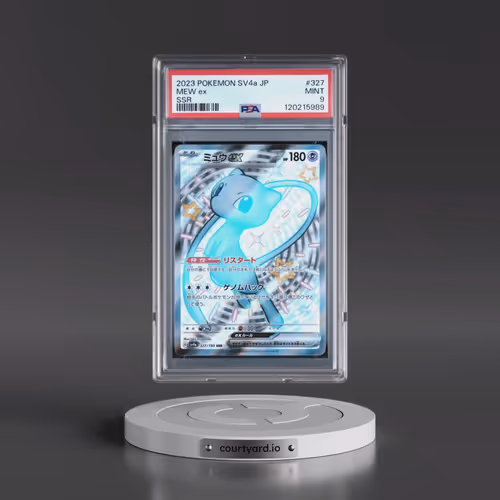 2023 Pokémon Sv4a-Shiny Treasure EX #327 Mew EX - Holo Ssr (PSA 9 MINT)