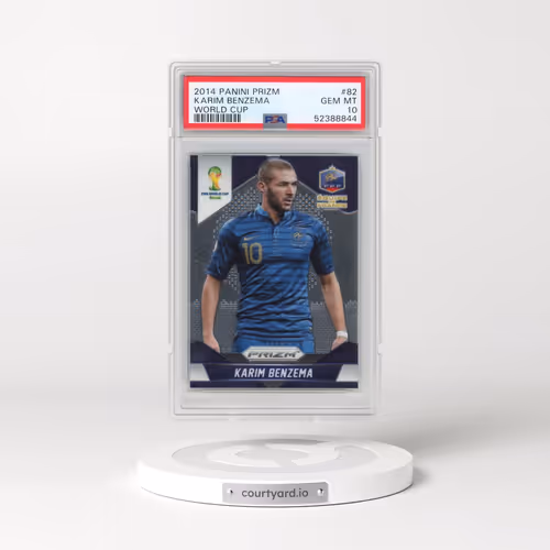 2014 Panini Prizm World Cup #82 Karim Benzema (PSA 10 GEM MINT)