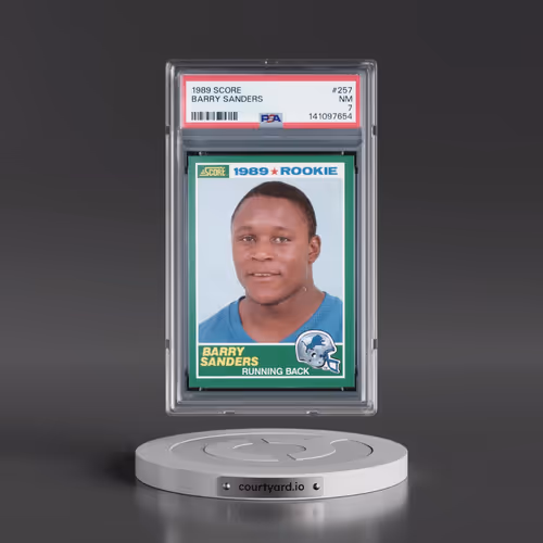 1989 Score #257 Barry Sanders (PSA 7 NM)