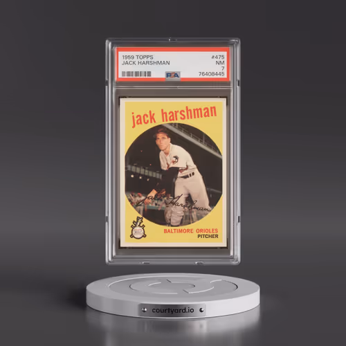 1959 Topps #475 Jack Harshman (PSA 7 NM)