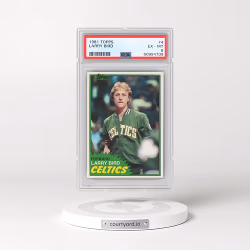 1981 Topps #4 Larry Bird (PSA 6 EX-MT)