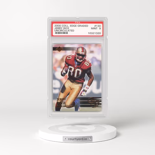 2000 Collector's Edge Graded #130 Jerry Rice - Uncirculated (PSA 9 MINT)