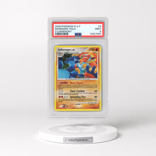 2008 Pokémon Diamond & Pearl Stormfront #3 Infernape - Holo (PSA 9 MINT)