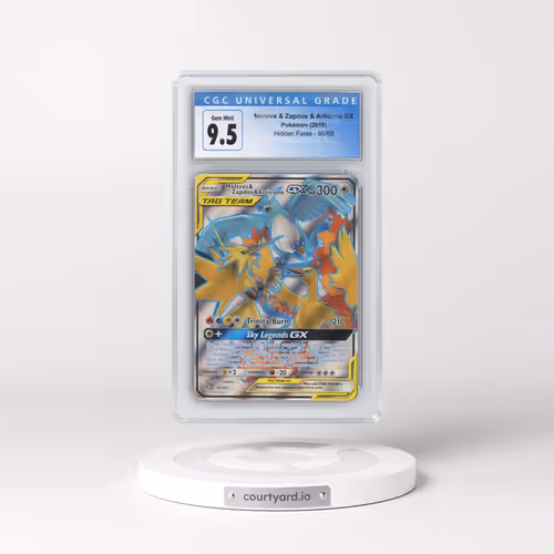 2019 Hidden Fates #66/68 Moltres & Zapdos & Articuno GX - Holo (CGC 10 GEM MINT)