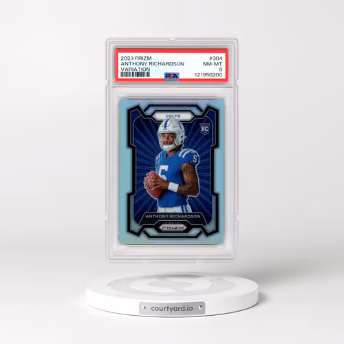 2023 Panini Prizm #304 Anthony Richardson - Variation (PSA 8 NM-MT)