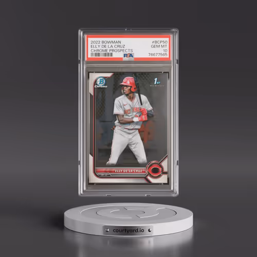 2022 Bowman Chrome Prospects #BCP50 Elly de La Cruz (PSA 10 GEM MINT)