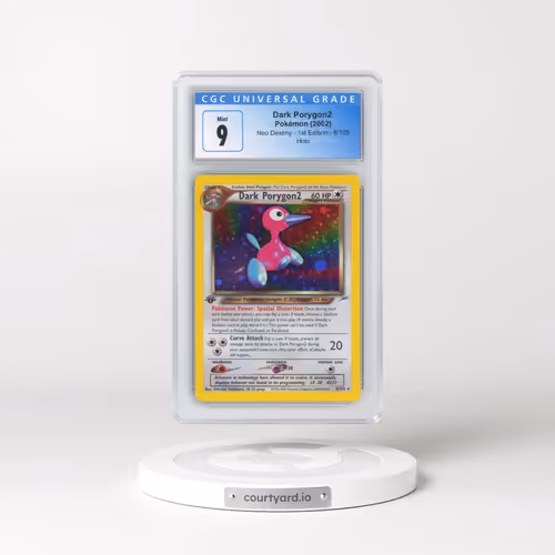 2002 Neo Destiny #8/105 Dark Porygon2 - 1st Edition Holo (CGC 9 MINT)
