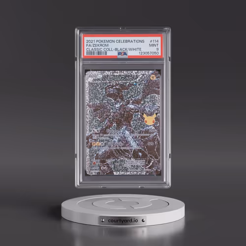 2021 Pokémon Celebrations Classic Collection #114 Zekrom - Full Art (PSA 9 MINT)
