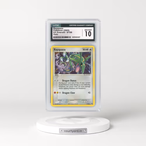 2005 EX Emerald #9 Rayquaza - Holo (CGC 10 GEM MINT)