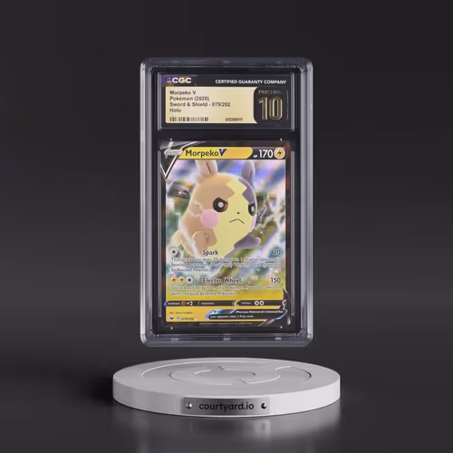 2020 Sword & Shield #079/202 Morpeko V - Holo (CGC 10 PRISTINE)