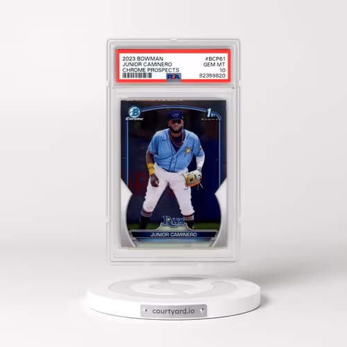 2023 Bowman Chrome Prospects #BCP61 Junior Caminero (PSA 10 GEM MINT)