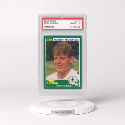 1989 Score #270 Troy Aikman (PSA 8 NM-MT)