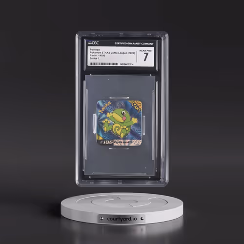 2002 Pokémon STAKS Johto League (Panini 2002) - English #186 Politoed - Series 1 (CGC 7 NM)