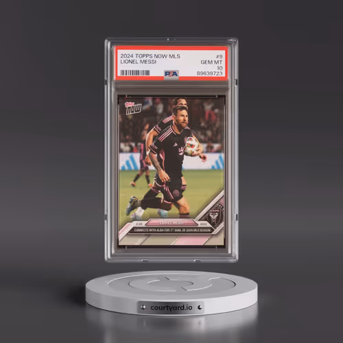 2024 Topps Now MLS #9 Lionel Messi (PSA 10 GEM MINT)