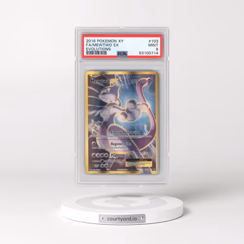 2016 Pokémon XY Evolutions #103 Mewtwo EX - Holo Full Art (PSA 9 MINT)