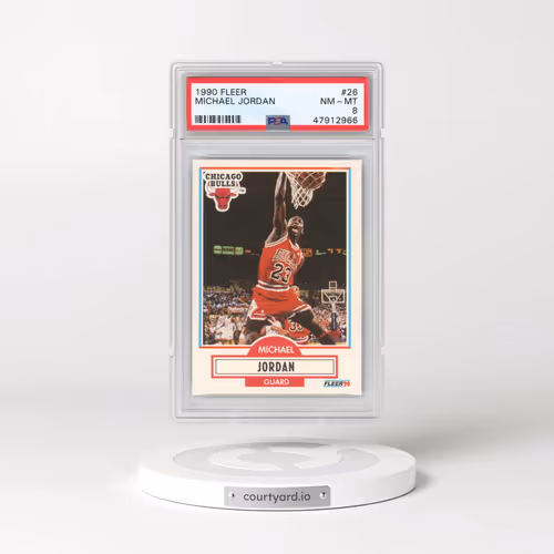 1990 Fleer #26 Michael Jordan (PSA 8 NM-MT)