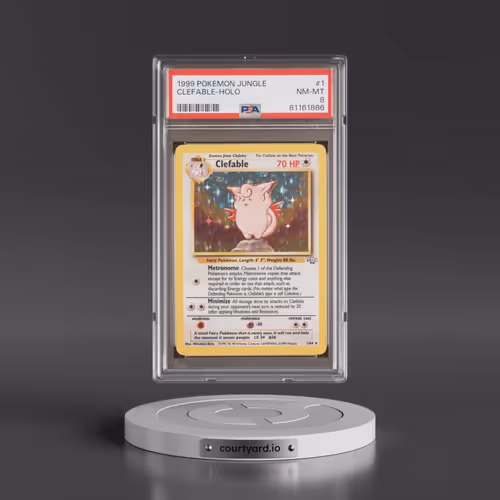 1999 Pokémon Jungle #1 Clefable - Holo (PSA 8 NM-MT)