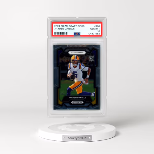 2024 Panini Prizm Draft Picks #108 Jayden Daniels (PSA 10 GEM MINT)