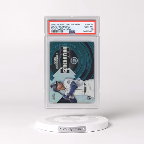 2022 Topps Chrome Update Generation Now #GNC24 Julio Rodriguez (PSA 10 GEM MINT)
