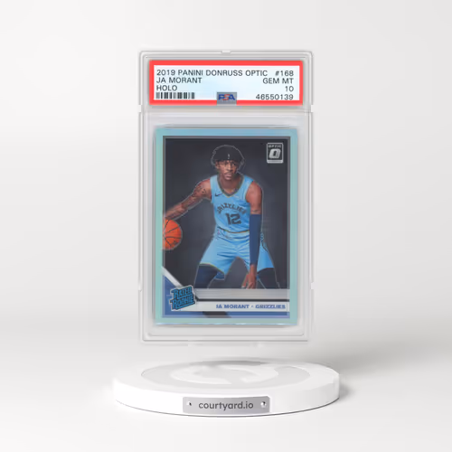 2019 Panini Donruss Optic #168 Ja Morant - Holo (PSA 10 GEM MINT)