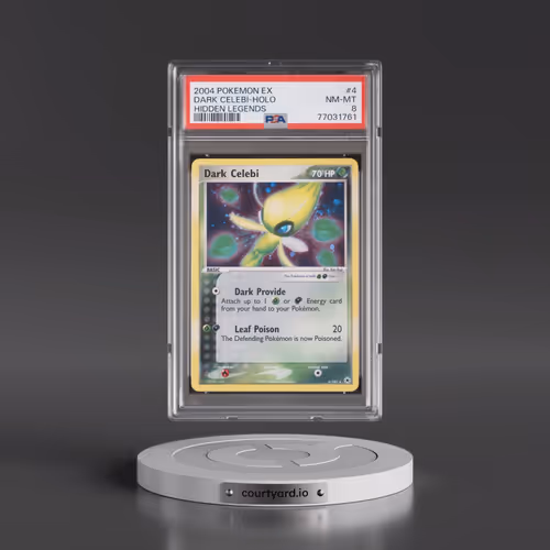 2004 Pokémon EX Hidden Legends #4 Dark Celebi - Holo (PSA 8 NM-MT)