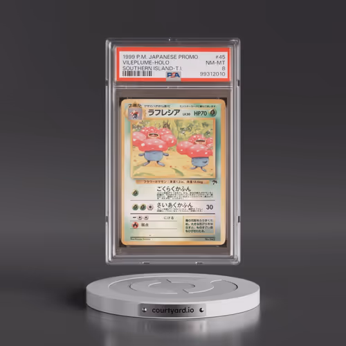 1999 Pokémon Promo Southern Islands #45 Vileplume - Holo Southern Island-T.I. (PSA 8 NM-MT)