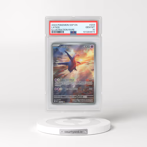 2024 Pokémon Ssp EN-Surging Sparks #203 Latios - Illustration Rare (PSA 10 GEM MINT)