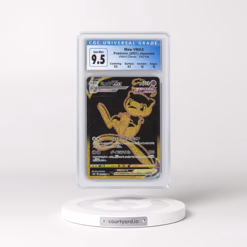 2021 VMAX Climax #280/184 Mew VMAX - Ultra Rare Holo (CGC 10 GEM MINT)