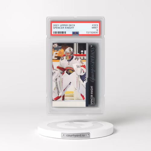 2021-2022 Upper Deck #223 Spencer Knight (PSA 9 MINT)