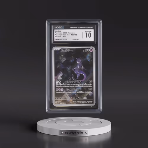2023 Pokémon Card 151 #183/165 Mewtwo - Art Rare Holo (CGC 10 GEM MINT)