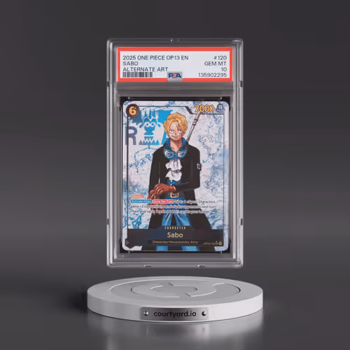 2025 One Piece OP13-Carrying on His Will #120 Sabo - Alternate Art (PSA 10 GEM MINT)